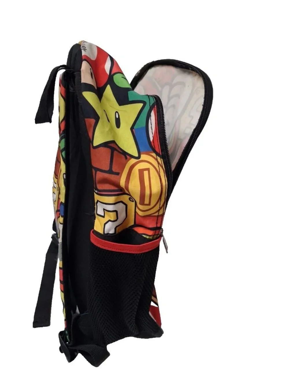 Nintendo Super Mario Ready Set Go Backpack 17x12